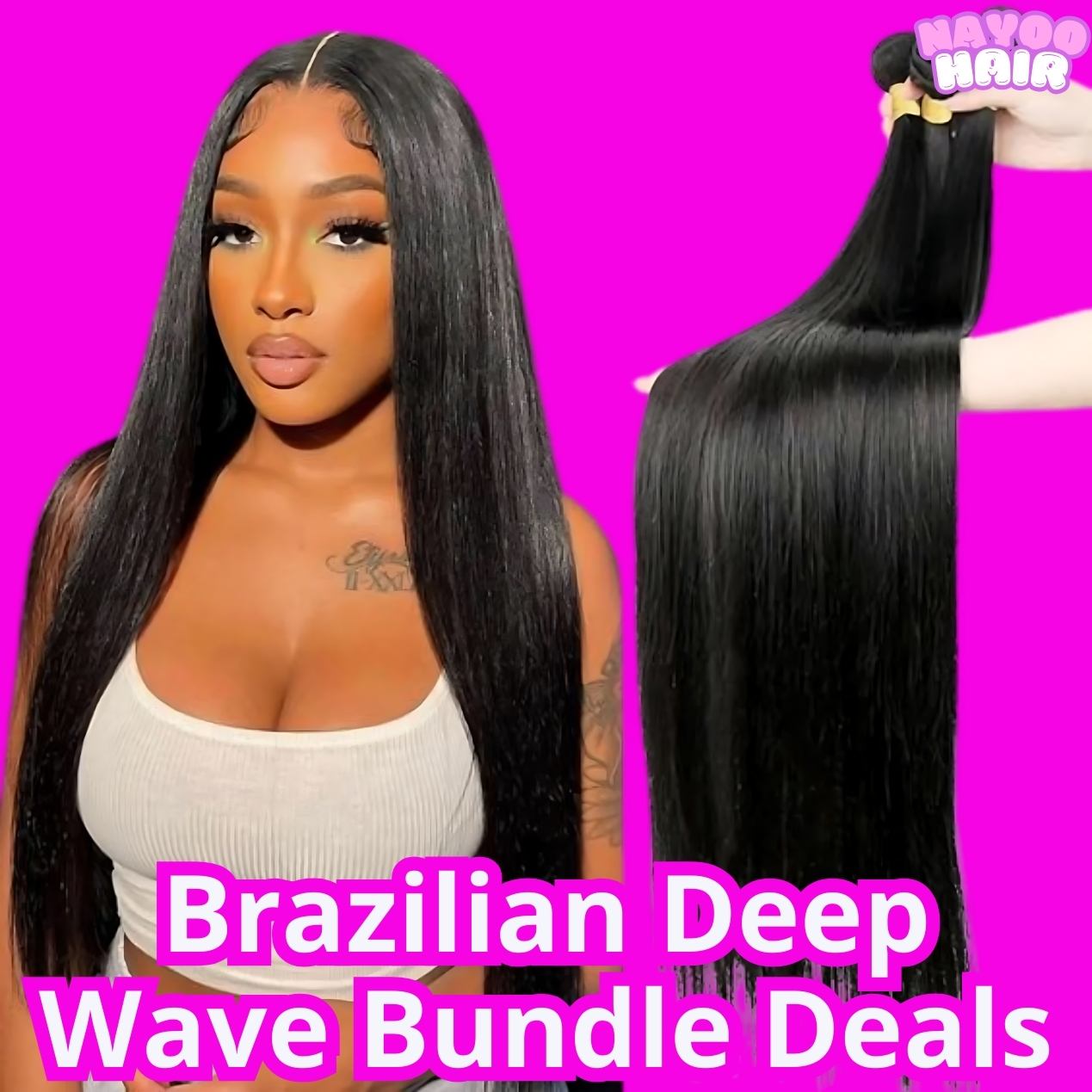 Brazilian Silky Straight Bundle Deals